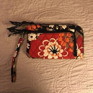 Vera Bradley Bittersweet Zip Zip Wristlet Wallet/Clutch